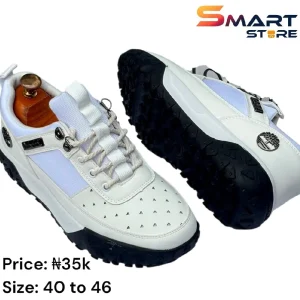 Smart Store White Men Thick Sneakers