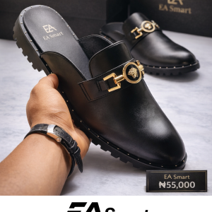 Smart Store Men's Classic Half Shoes – Comfortable Everyday Slip-On Mules for Men